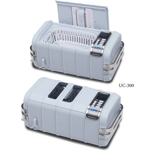 UC300 Ultrasonic Cleaner 3.2 Qt, 110v (Heater, Timer, Drain & S.S. Bskt)